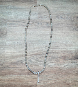Facetted Himalayan Crystal Mala Necklace